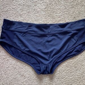 Athleta Deep Blue Bikini Dolphin Bottom